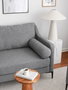 Atelier Del Sofa Nordi Sofá de 3 Plazas de Madera - Gris